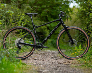 Marin DSX FS on a gravel driveway