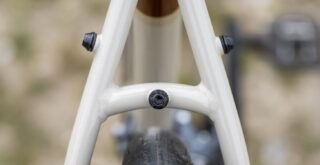 Marin Nicasio 1 rear tire clearance detail.